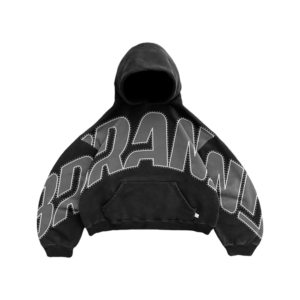 This black oversized hoodie